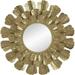 A&B Home Golden Sunburst Wall Mirror - Round Bohemian Wall Mount Mirror with Gold Metal Frame Home Wall DÃ©cor 37 x 3 x 37