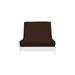 Chenille Texture Polyester Futon Cover by Prestige Furnishings - Samantha Collection - Solid Chocolate - Chair Size (28 x 54 )