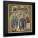 Unknown 12th Century English Illuminator 12x14 Black Modern Framed Museum Art Print Titled - The Marriage of the Virgin