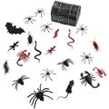 1 Set of Halloween Spoof Toys Spider Snake Rat Figurines Horrible Insect Models Party Prank Toys