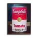 Stupell Industries Tomato Soup Can Still Life Modern Painting Graphic Art Black Framed Art Print Wall Art Design by Graffitee Studios