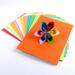 100Pcs Mix Color Multifunction A4 Crafts Arts Paper Office School Supplies Multi-color Pure Wood Pulp