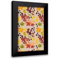 Miller Dianne 10x14 Black Modern Framed Museum Art Print Titled - Autumn Leaves Collection E