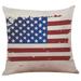 Yubnlvae Pillow Case Vintage American Flag Pillow Cases Cotton Linen Sofa Cushion Cover Home Decor C Home Textiles