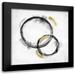 Harris Natalie 20x20 Black Modern Framed Museum Art Print Titled - Circle Motion Black II