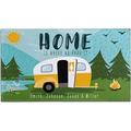 Doormat Home Personalized Name Camping Doormat RV Door Mat Camper Door Mat RV Welcome Mat RV Rug Camping Home is Where We Park It Camping Floor Mats for Outside Camper Decor Personalized Rugs 30 x17