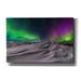 Epic Graffiti Northern Lights On The Arctic Ocean Shore 1 by Epic Portfolio Giclee Canvas Wall Art 60 x40