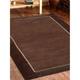 5 ft. 7 in. x 7 ft. 10 in. Hand Knotted Tibbati Wool Contemporary Rectangle Area Rug Brown