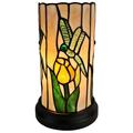 Tiffany Style Dragonfly Accent Table Lamp - 11 Tall