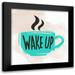 Allen Kimberly 20x20 Black Modern Framed Museum Art Print Titled - Wake Up 1