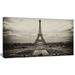 Design Art Vintage View of Paris France Photographic Print on Wrapped Canvas