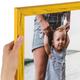 ArtToFrames 24 x 24 Yellow Picture Frame 24x24 inch Yellow Wood Poster Frame (WOM-4747)