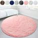 LELINTA Ultra Soft Indoor Modern Area Rugs Round Fluffy Carpets for Living Room Children Bedroom Home Decor Nursery Rug 4ft x 4ft 5.3ft x 5.3ft 6ft x 6ft