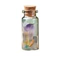 TWGONE Crystal Ornament Natural Wishing Bottle Jewelry Birthday Gift Blessing Gift For Relatives Multicolor O