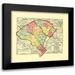 Gray 23x20 Black Modern Framed Museum Art Print Titled - Howard Montgomery Counties Maryland - Gray 1873