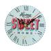 Toyfunny Vintage Style Silent Antique Wood Wall Clock D