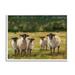 Stupell Industries Flock of Sheep Family Painting Framed Art Print Wall Art 14x11 By Ethan Harper