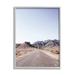 Stupell Industries Empty Desert Road Sun Bleached Asphalt Photography 11 x 14 Design by Nathan Larson