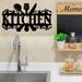 Kitchen Wall Decor Rustic Style Kitchen Wall Sign Black Kitchen Wall Sign Country Farmhouse for Dining Room Kitchen Decor