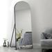 NeuType 65 x22 Arched Full Length Mirror Floor Mirror with Stand Black