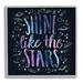 Stupell Industries Shine Like Stars Phrase Cosmic Typography Constellation Sketch 24 x 24 Designed by Jackie Quigley