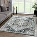 United Weavers Edinson Estrella Transitional Medallion Runner Rug Blue 2 7 x 7 2