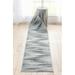 Well Woven Custom Size Runner - 27 x 35 Runner - Holden Modern Grey - Abstract Geometric Stripes