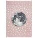 SAFAVIEH Carousel Kids Collection CRK135U Pink / Grey Rug