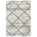 SAFAVIEH Hudson Amias Plush Geometric Shag Area Rug Grey/Beige 6 x 9