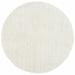 SAFAVIEH Venus Elijah Solid Plush Shag Area Rug 5 3 x 5 3 Round Ivory