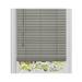 45 x 64 in. Cordless GII Madera Falsa 2 in. Faux Wood Plantation Blind - Grey