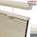 Keego 2023 New Energy Saving Heat Insulating Celluar Shades for Bedroom Honeycomb Blackout Window Blinds Light Blocking Creamy Color 46.5 w x 46.0 h