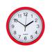 SESAVER Silent Wall Clock Silent Round Wall Clock 8 Inch Battery Operated Wall Clock for Living Room Home Bedroom Kitchen