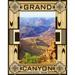 Grand Canyon Southwest Style Laser Engraved Wood Picture Frame Portrait (4 x 6)