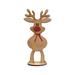 Labakihah Christmas Decorations Personalised Freestanding Deer Family Christmas Decoration Place Names Setting Decoration Room Decor