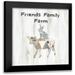 Prahl Courtney 12x12 Black Modern Framed Museum Art Print Titled - Farm Family VIII