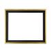 Jerry s 3/4 Core Floater 6 Pack Frames for Canvas Artwork Display [20x20 - Black/Antique Gold] - Perfect for Home Wall Decor Bedroom Wall Art Living Room Decor - Wall Art Frame with Floating Effect