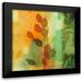 Donovan Chris 12x12 Black Modern Framed Museum Art Print Titled - Natures Glow II