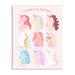 Stupell Industries Todays Mood Chic Trendy Unicorns Feelings in Style Wood Wall Art 10 x 15 Design by Lil Rue