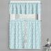 Ambesonne Pale Blue Valance & Curtain Wall with Brushstrokes 55 x24 Pale Blue White