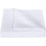 700 Thread Count 3 Piece Flat Sheet ( 1 Flat Sheet + 2- Pillow cover ) 100% Egyptian Cotton Color White Solid Size California King