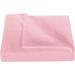 700 Thread Count 3 Piece Flat Sheet ( 1 Flat Sheet + 2- Pillow cover ) 100% Egyptian Cotton Color Pink Solid Size Full