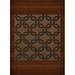 Dalyn Dover Area Rug DV7 Dv7 Caramel Rectangles Loops 6 x 6 Square