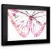 Vess June Erica 24x19 Black Modern Framed Museum Art Print Titled - Butterfly Imprint VI