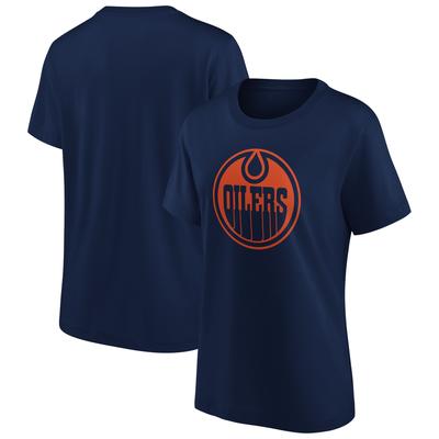 Edmonton Oilers Fanatics Branded Mono Logo Graphic T-Shirt – Damen Image