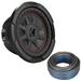 Kicker 48CWRT672 CompRT 6.75 Subwoofer DVC 2-ohm - Includes Speaker Wire