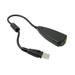 3D Virtual 7.1 Channel USB External Sound Card Adapter for PC Laptop