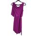 Jessica Simpson Dresses | Jessica Simpson Asymmetrical Tie Waist Dress Size 6 | Color: Pink | Size: 6