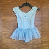 Disney Costumes | Disney “Cinderella” Leotard Dress, Toddler | Color: Blue/Silver | Size: 3t