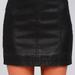 Free People Skirts | Free People Modern Femme Black Vegan Leather Mini Skirt Vegan Leather Size 8 | Color: Black | Size: 8